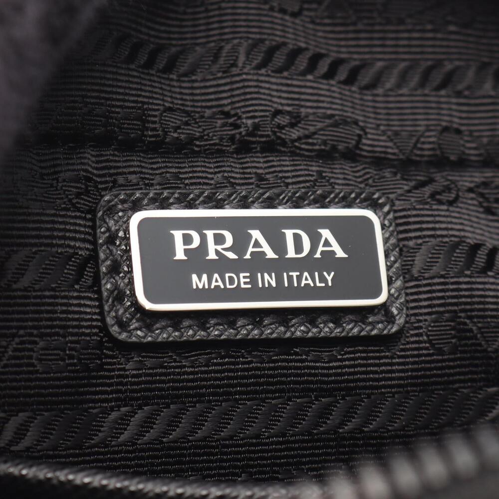 Prada Brick Shoulder Bag Saffiano Leather Black - Picture 4 of 4